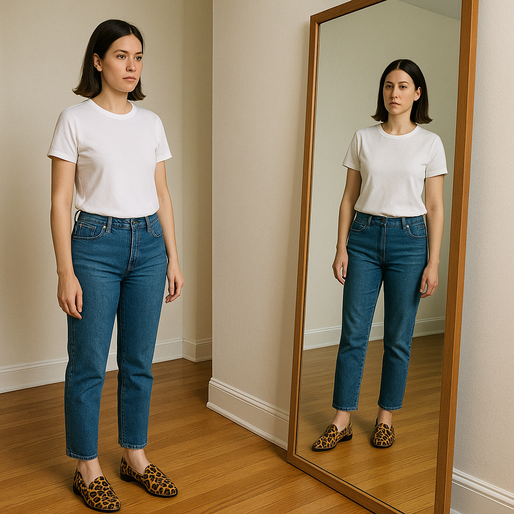 The 10-foot mirror test for printed shoes