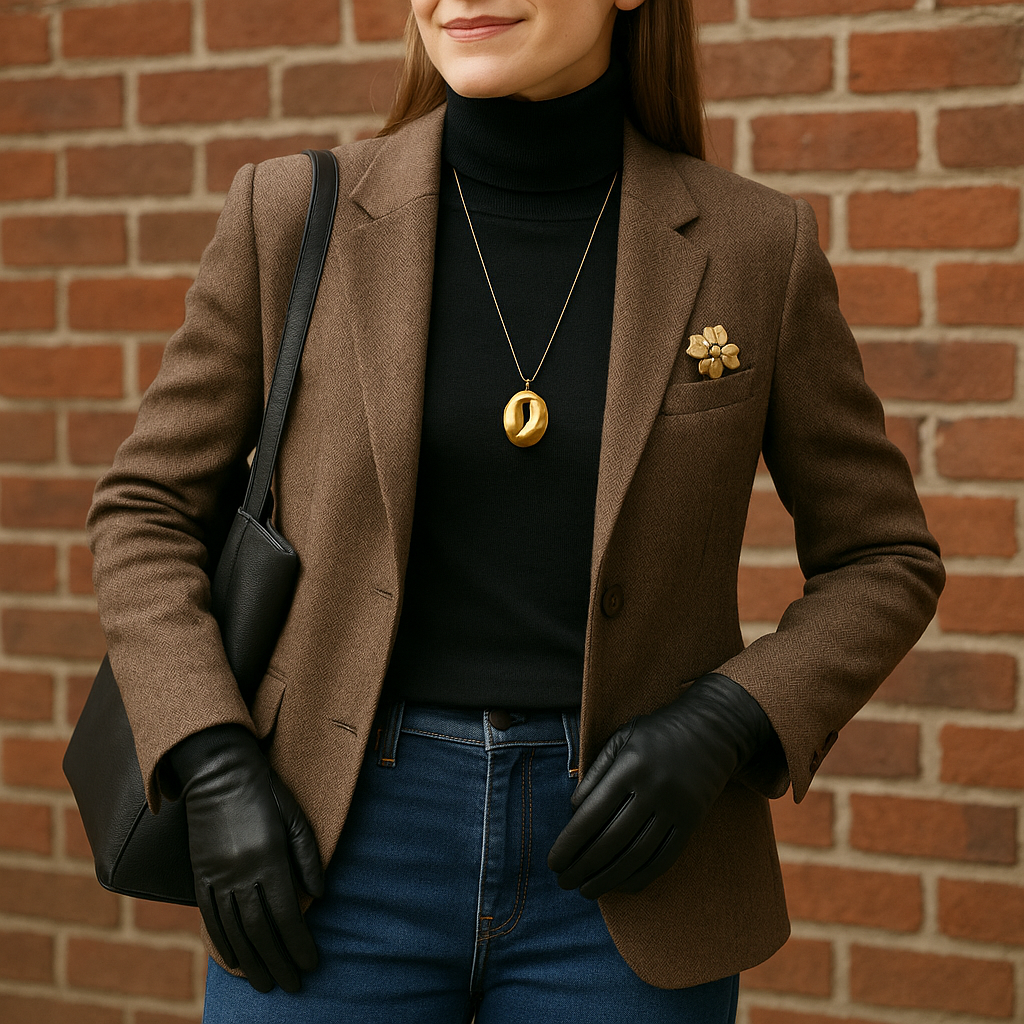 How I winterize a blazer outfit without adding bulk