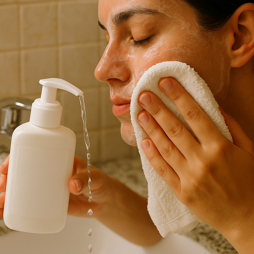 Cleansers are where budgets go to die, so I go boring