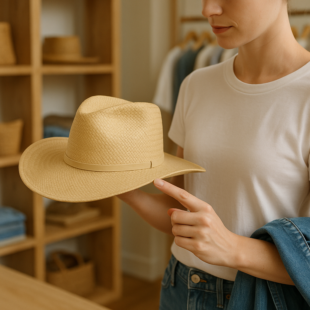 The clean straw cowboy hat (the one you can wear to brunch)