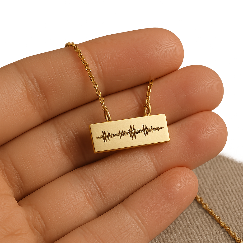 Soundwave pendant for the person who hates "sentimental" stuff