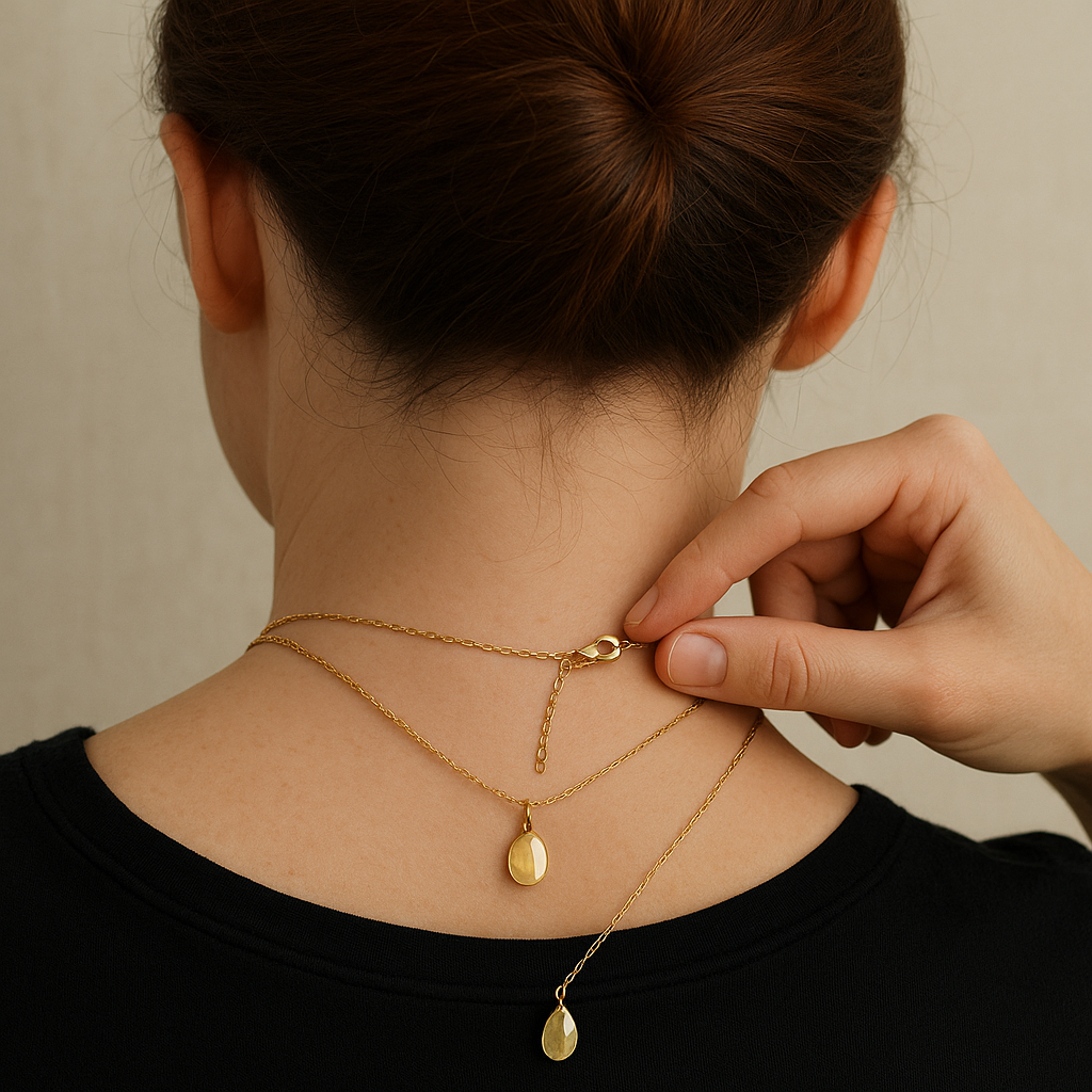 Clasp placement: move the "lump" off-center