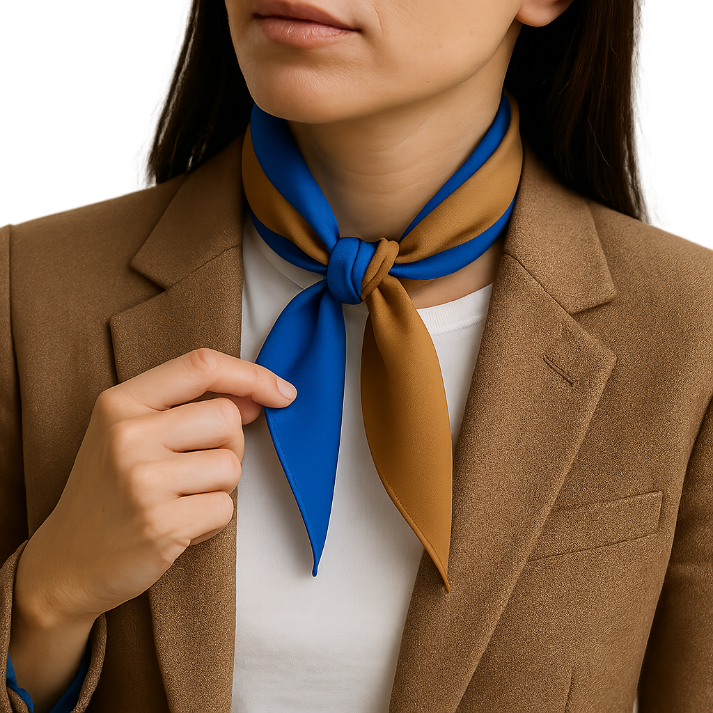 The two-color knot that makes brights feel wearable